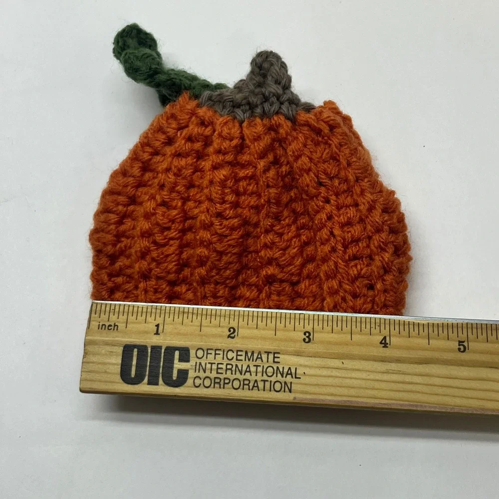 Handmade crochet pumpkin